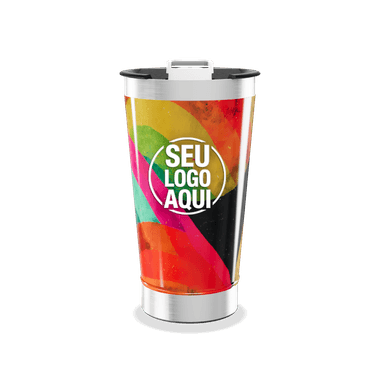 Copo Térmico Multicolorido Aço Inox personalizado