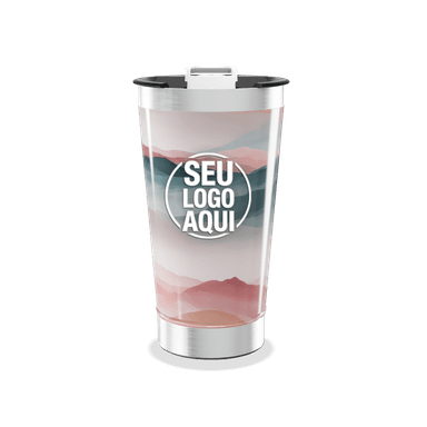 Copo Térmico Estampa Montanhas personalizado