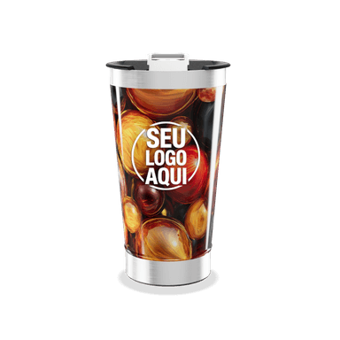 Copo Térmico Estampa Bolas Coloridas personalizado