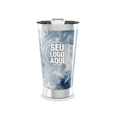 Copo Térmico Estampa Gelo Aço Inox personalizado
