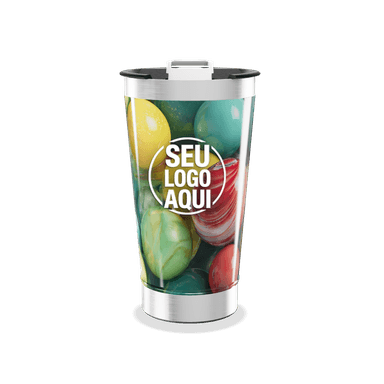 Copo Térmico Estampa Colorida personalizado