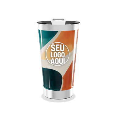 Copo Térmico Multicolorido Aço Inox personalizado