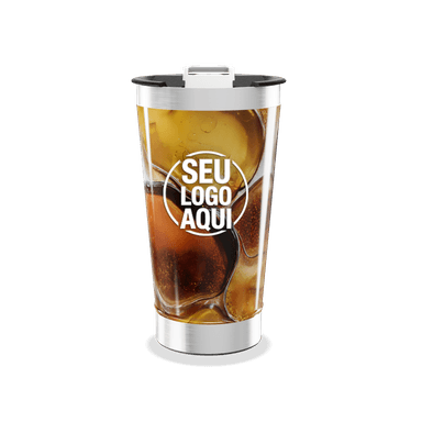 Copo Térmico Estampa Gelo Bebida personalizado