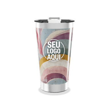 Copo Térmico Com Estampa Colorida personalizado