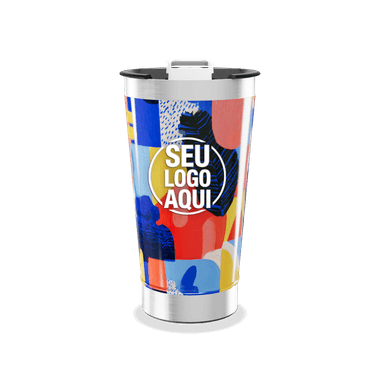 Copo Térmico Multicolorido Aço Inox personalizado