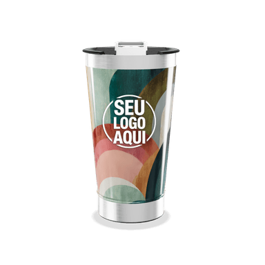 Copo Térmico Estampado Arco Íris personalizado