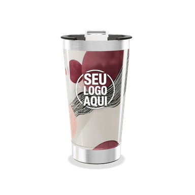 Copo Térmico Estampa Abstrata personalizado