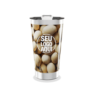 Copo Térmico Estampa De Grãos personalizado