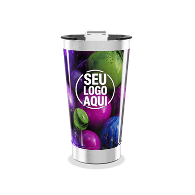 Copo Térmico Colorido Com Bolas personalizado