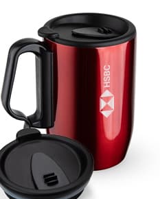 Caneca Inox 400ml - Ideal para desfrutar da sua bebida favorita, esta caneca de inox de alta qualidade é perfeita para café, chá ou água. Com um design moderno e resistente, é o complemento perfeito para a sua cozinha. Garanta já a sua!