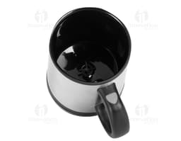 Caneca Mixer 400ml de alumínio, ideal para apreciar seu café ou chá. Com design moderno e resistente, perfeita para quem ama