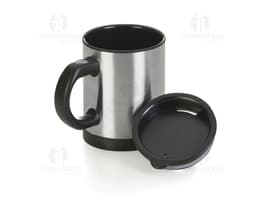 Caneca Mixer 400ml de alta qualidade, ideal para preparar seus cafés favoritos. Feita em alumínio, resistente e moderna.