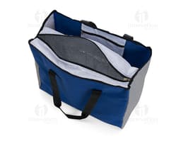 Sacola térmica 25L: Moderna e elegante para manter seus alimentos frescos por mais tempo. Perfeita para compras, viagens ou