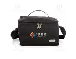 Bolsa térmica de 4 litros em couro legítimo e moderno design fashion. Ideal para viagens de negócios ou passeios luxuosos.
