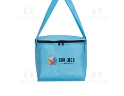 Borsa térmica de 8,5 litros para mantener tus bebidas y alimentos siempre frescos. Hecha en cuero legítimo, proporciona