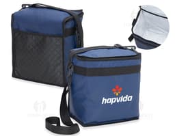 Bolsa térmica de 11 litros ideal para viagens e passeios! Feita em nylon resistente, possui alça para transporte, fechamento