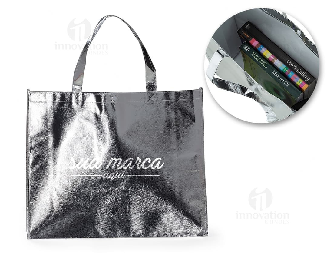 sacola tnt metalizada Personalizado