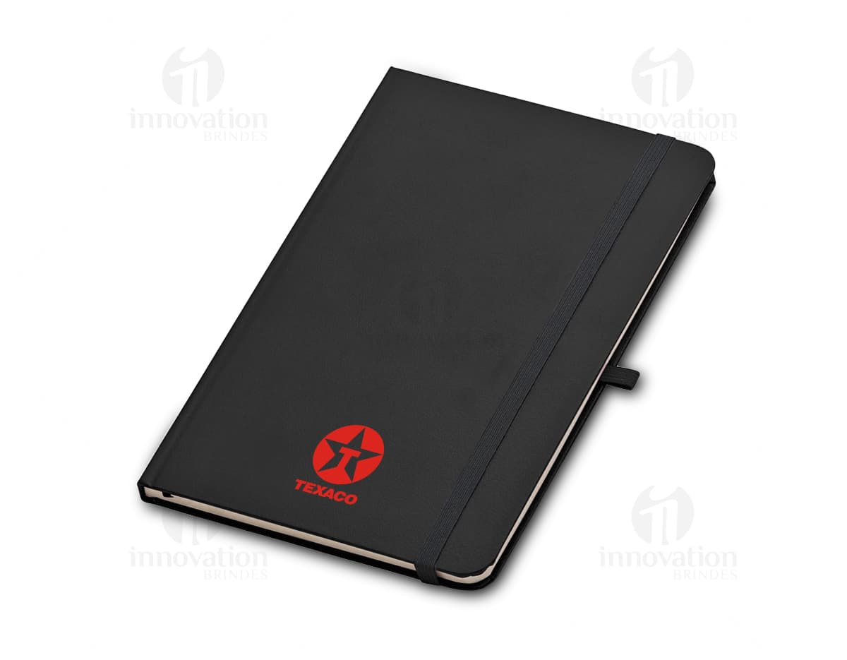 Bloco de Anotações 21x14 em Couro - Perfeito para Organizar suas Ideias e Compromissos. Ideal para uso pessoal e profissional. Garanta o seu!