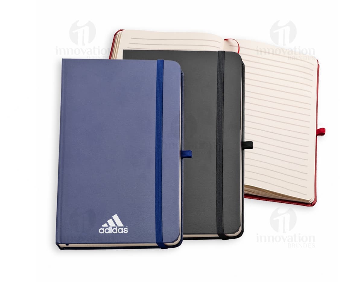 Bloco de Anotações 21x14 - Ideal para o seu dia a dia de trabalho ou estudo, com capa em couro, design moderno e perfeito para organizar suas ideias. Tenha sempre suas informações importantes à mão com esse item essencial de escritório.