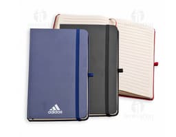 Bloco de Anotações 21x14 - Ideal para o seu dia a dia de trabalho ou estudo, com capa em couro, design moderno e perfeito