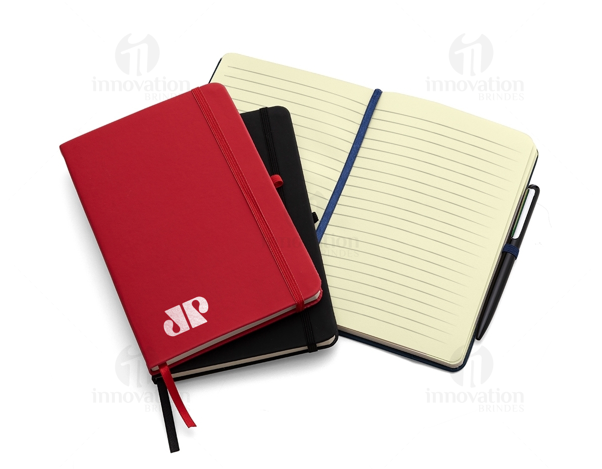 Bloco de anotações 21x14 em papel branco, perfeito para escritório e estudos. Design prático e funcional para armazenar suas ideias. Adquira já o seu!
