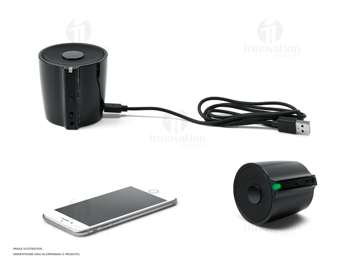 Caixa de som preta moderna para o seu negócio. Equipamento eletrônico de alta qualidade e design sofisticado. Aumente a produtividade com a melhor tecnologia de áudio. Adquira já a sua!