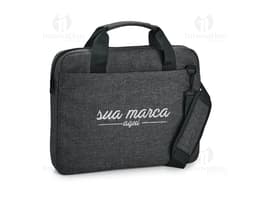 Pasta para Notebook em Couro Preto - Elegância e Segurança para o seu Laptop. Ideal para viagens de negócios ou uso diário no