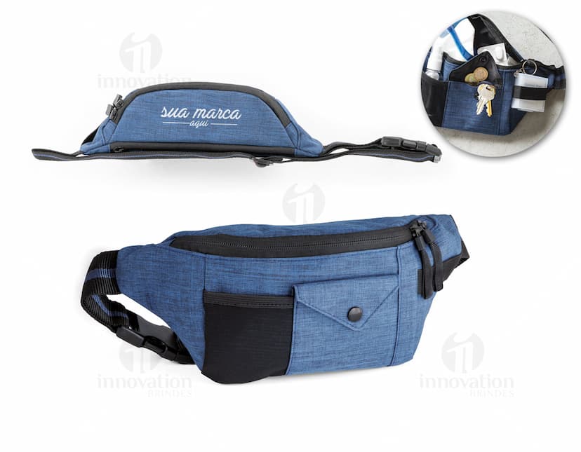 Pochete de couro fashion para um look casual moderno. Acessório versátil e prático, ideal para shopping e passeios. Feita em couro de alta qualidade, possui alça ajustável e bolso seguro. Adquira já a sua!