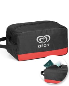 Nécessaire de Couro Preto - Ideal para Organização e Estilo. Compartimento espaçoso em couro de alta qualidade para guardar seus objetos pessoais com elegância e praticidade. Perfeito para viagens e uso diário. Adquira já o seu!