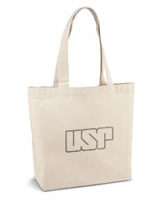 Sacola de compras de algodão 180g com alças de 65 cm, perfeita para armazenar suas compras com segurança e estilo. A sacola é resistente e durável, ideal para proteger suas compras enquanto você faz suas compras no shopping. Além disso, seu design elegante a torna um acessório de moda indispensável para qualquer consumidor consciente.
