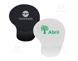 Mouse pad ergonômico rosa 3D, ideal para o Dia dos Namorados. Surpreenda no presente com esse item de design inovador e