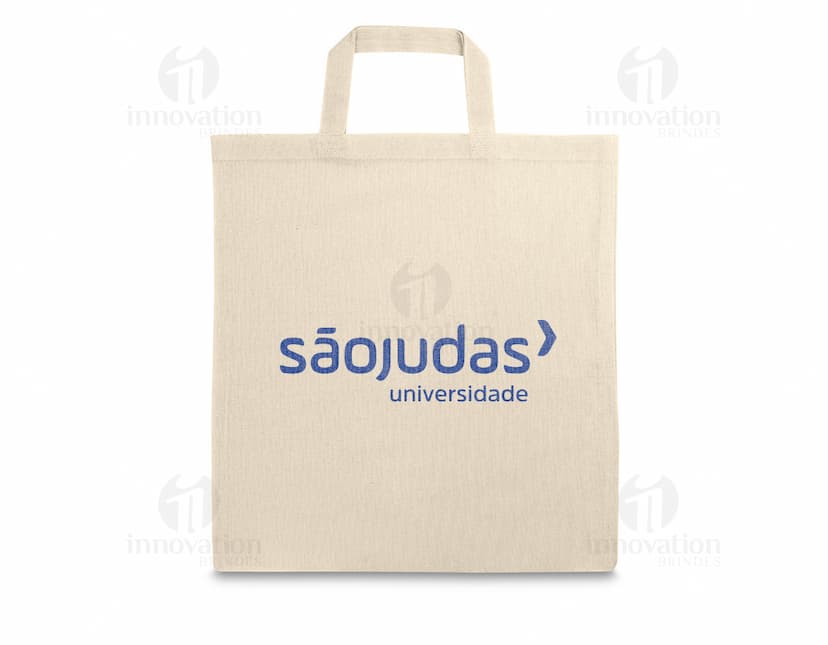 Sacola de algodão 370 x 410 mm - Embalagem ecológica para brindes personalizados. Ideal para presentes e eventos corporativos. Confeccionada em material sustentável, reutilizável e resistente. Compre já!