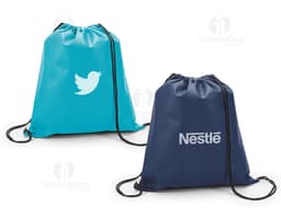 Mala de luxo para compras e lazer, elege uma mochila saco 370 x 410 mm elegante, em couro brilhante. Acessório fashion