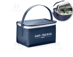 Bolsa Térmica Isolada para Armazenamento de Alimentos. Design moderno e prático, feita em material resistente e com alça para