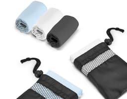 Toalha para esporte de alta qualidade, ideal para prática esportiva. Feita em material resistente e absorvente, garantindo