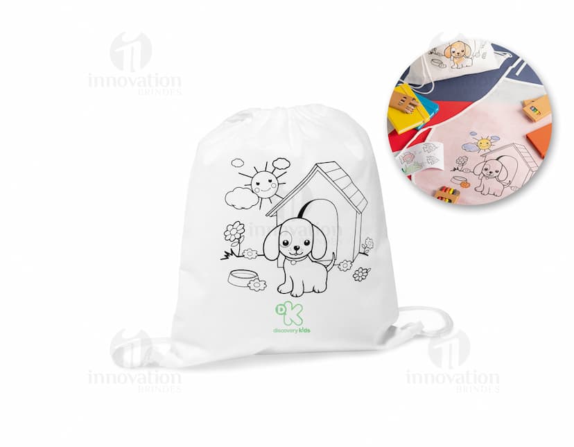 mochila saco para colorir Personalizado