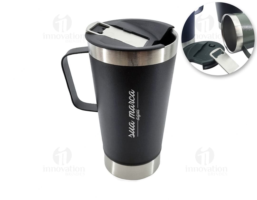 caneca térmica inox 550ml Personalizado