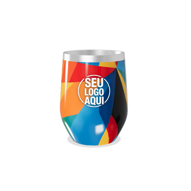 Copo Térmico Slim Colorido Aço Inox personalizado