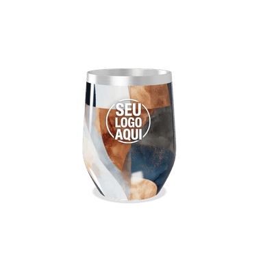 Copo Térmico Slim Estampa Abstrata Colorida personalizado