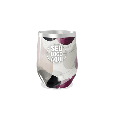 Copo Térmico Slim Estampa Abstrata Colorida personalizado