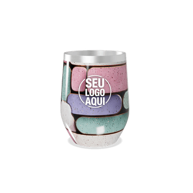 Copo Térmico Slim Colorido Pastel personalizado