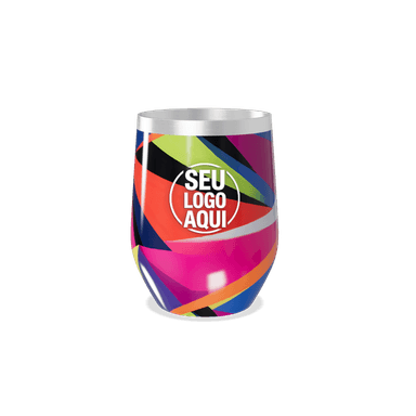 Copo Térmico Slim Colorido Aço Inox personalizado