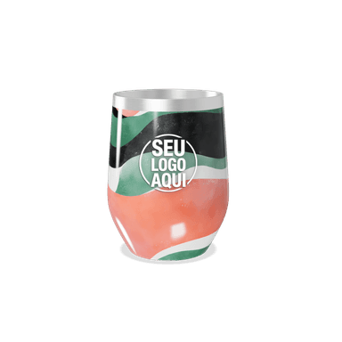 Copo Térmico Slim Estampa Colorida Aço personalizado