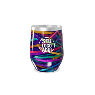 Copo Térmico Slim Multicolorido Inox personalizado