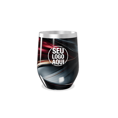 Copo Térmico Slim Design Abstrato Aço Inox personalizado