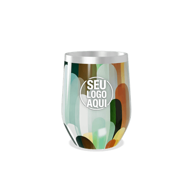 Copo Térmico Slim Estampado Multicor Aço personalizado