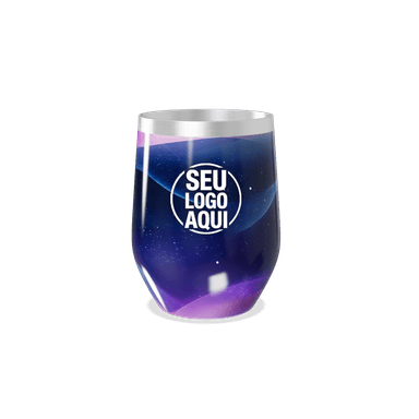 Copo Térmico Slim Estampa Galáxia personalizado