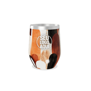 Copo Térmico Slim Estampa Abstrata Colorida personalizado