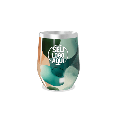 Copo Térmico Slim Estampa Abstrata Colorida personalizado