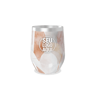 Copo Térmico Slim Estampa Abstrata Colorida personalizado
